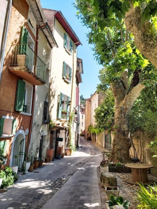 Cosy Provencal Apartment Belgentier Bagian luar foto